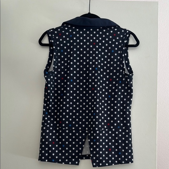 NWT Lady Hagen Midnight Star Sleeveless polo Top size Small - Picture 8 of 9